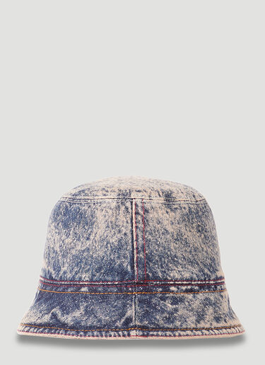 Washed Denim Bucket Hat Marni Washed Denim Bucket Hat Pink mni0253037
