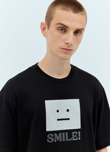 Acne Studios Face Logo T-Shirt Black acn0157001