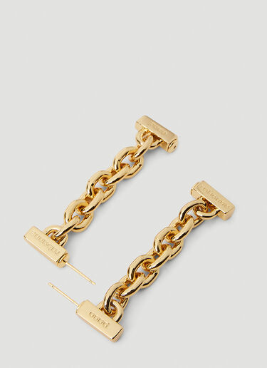 Rabanne XL Link Chain Earrings Gold pac0252040