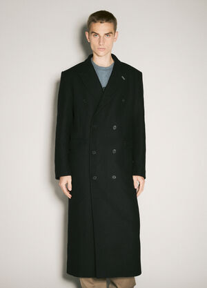 Eytys Genesis Wool-Blend Coat Black eyt0358005