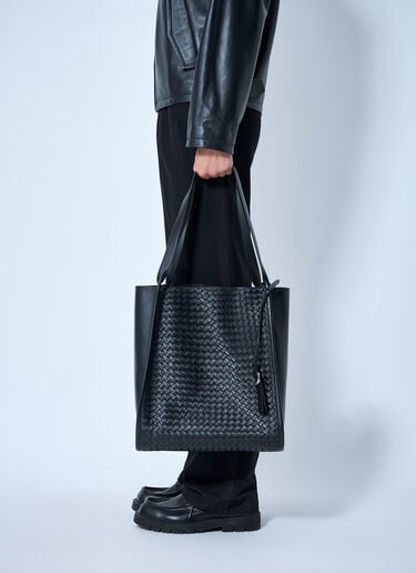 LN-CC® - Bottega Veneta: Corriere Tote Bag - Black Bottega Veneta Corriere Tote Bag Black bov0164001