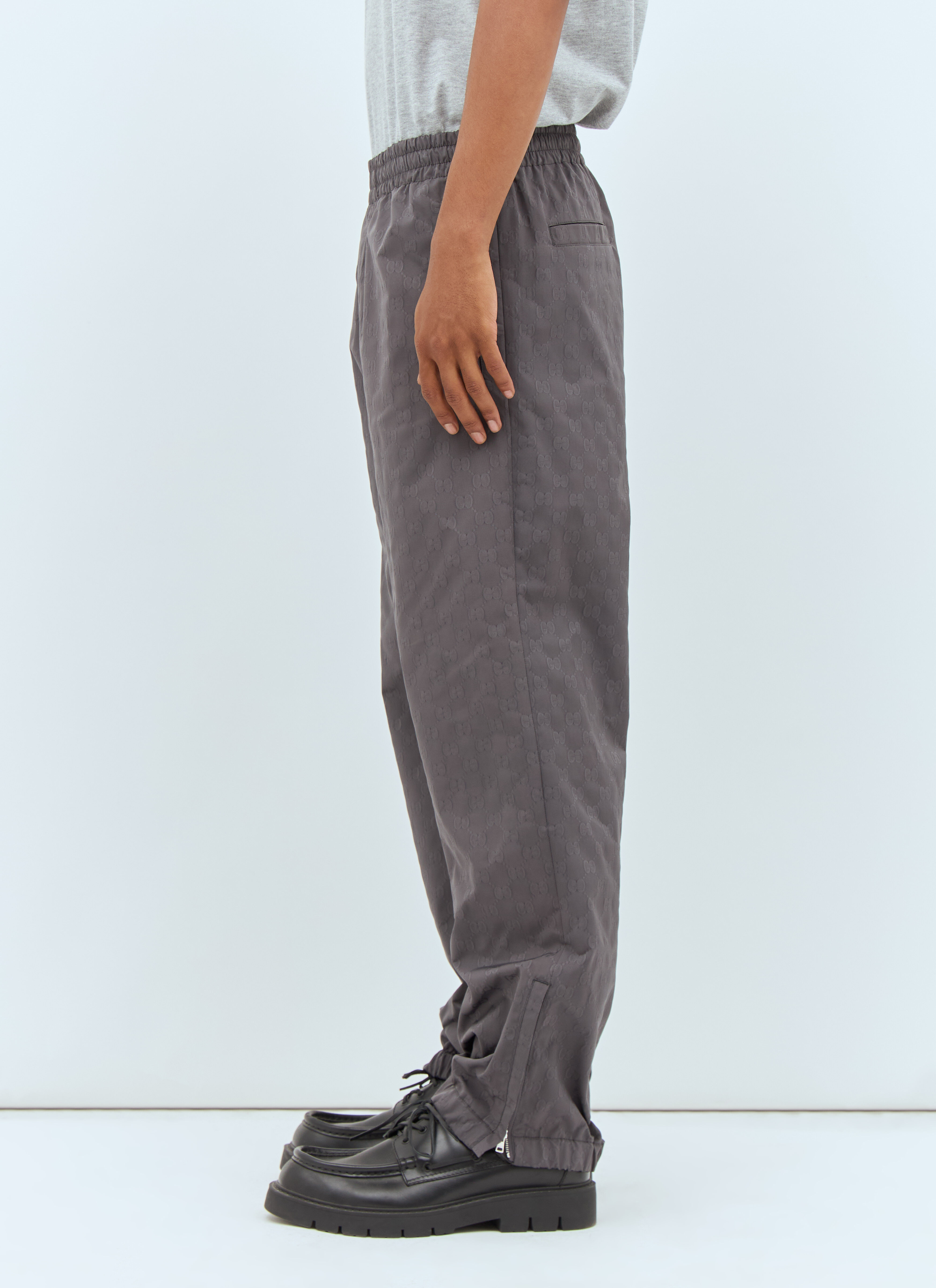 Gucci Men s GG Nylon Pants in Black LN CC