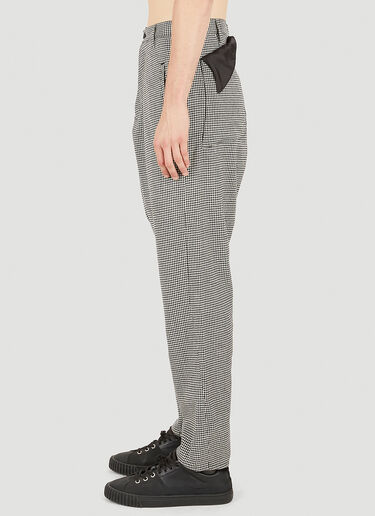 Sulvam Houndstooth Sarouel Pants Grey sul0150006