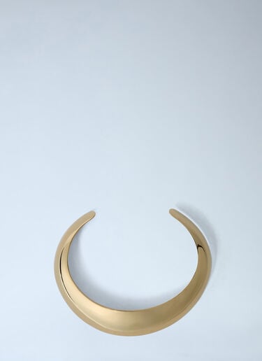 Polished Metal Cuff Bracelet Saint Laurent Polished Metal Cuff Bracelet Gold sla0261136