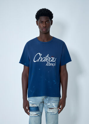 Gallery Dept. Chateau Raunch T-Shirt Navy gdp0160056