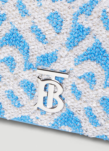 Burberry Lola Sequin Shoulder Bag Blue bur0252047