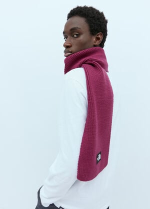 Acne Studios Logo Patch Scarf Grey acn0158026