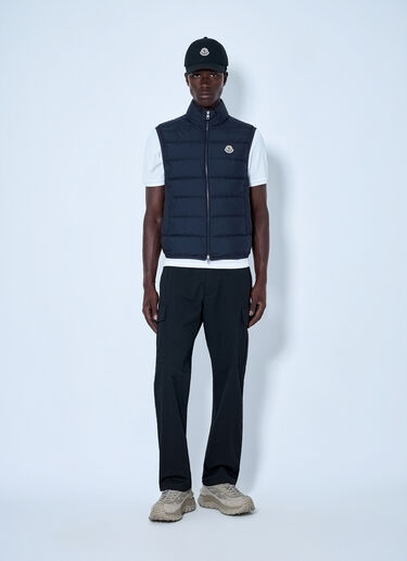 LN-CC® - Moncler: Contrin Down Gilet - Navy Moncler Contrin Down Gilet Navy mon0165020