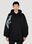 Mowalola 로고 프린트 후드 스웨트셔츠 Black mow0352003