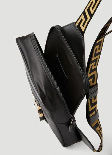 Versace Greca Crossbody Bag Black ver0149023