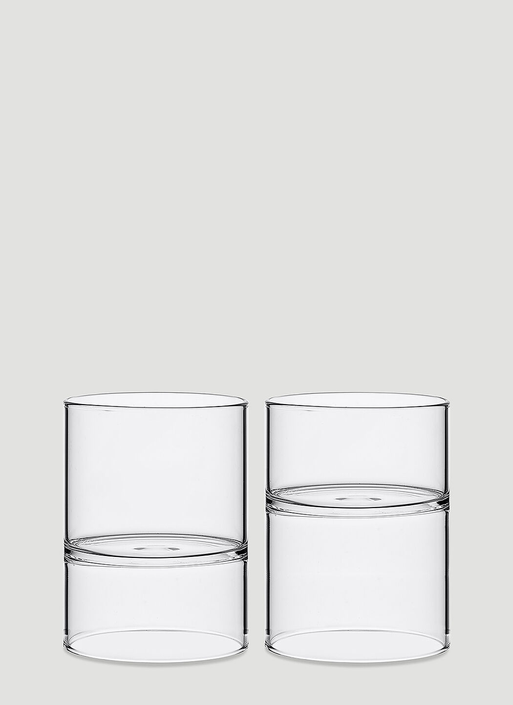 Fferrone Design Set Of Two Revolution Rocks and Martini Glass Transparent wps0644556