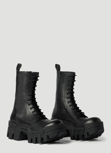 Balenciaga ブルドーザー レースアップアンクルブーツ ブラック bal0253088