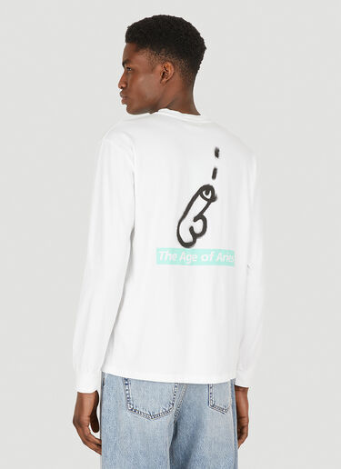 Aries Happy Dude Sweatshirt White ari0148004