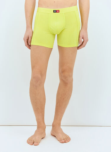 SAVAGE X DIESEL Flocked-Boxer-Briefs Yellow dsf0158004