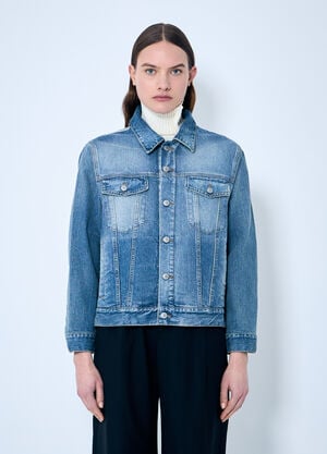 MM6 Maison Margiela Denim Jacket White mmm0259003