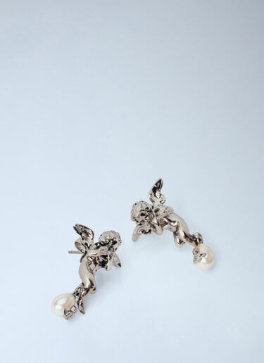 LN-CC® - Vivienne Westwood: Putti Earrings - Silver Vivienne Westwood Putti Earrings Silver vvw0366040