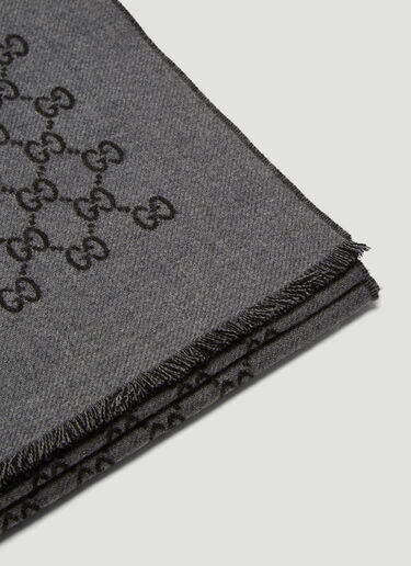 Gucci GG Motif Scarf Grey guc0137032