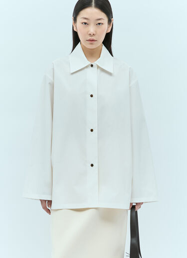 The Row Rigel Shirt White row0255001