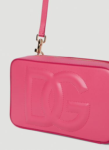 Dolce & Gabbana 衬垫徽标单肩包 粉色 dol0250041