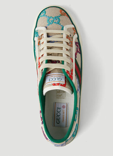 Gucci Psychedelic 1977 Tennis Sneakers White guc0247147