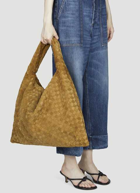 Bottega Veneta ラージホップ　ショルダーバッグ ブラック bov0255067