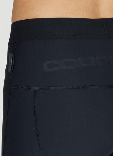 Courrèges Logo Cycling Shorts Black cou0251027