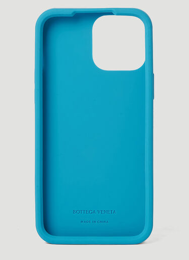 Bottega Veneta Intreccio iPhone 13 Phone Case Blue bov0150054