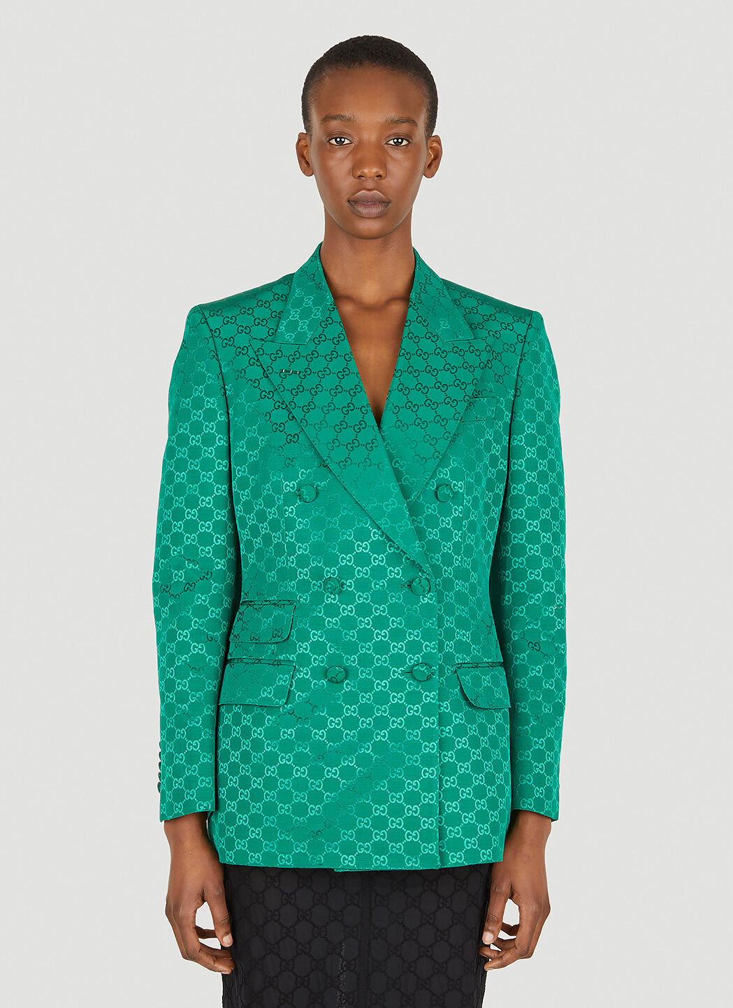 Gucci green blazer online