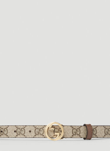 Gucci Blondie Logo Plaque Belt Brown guc0252046