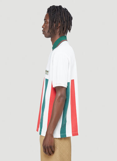 Gucci Web Striped Polo Shirt White guc0140020