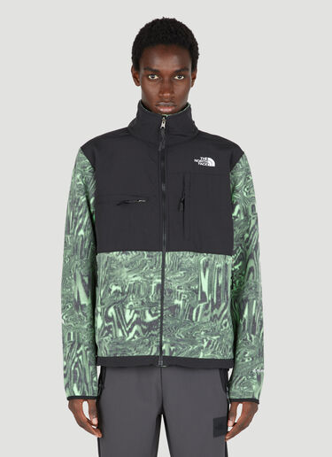 The North Face Denali Jacket with Graphic Print Green tnf0154009