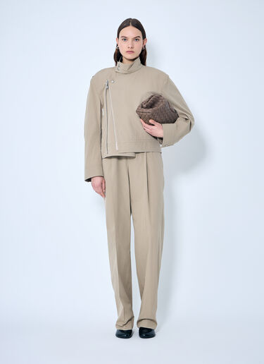 Bottega Veneta コンパクトコットンブルゾン  ベージュ bov0259011