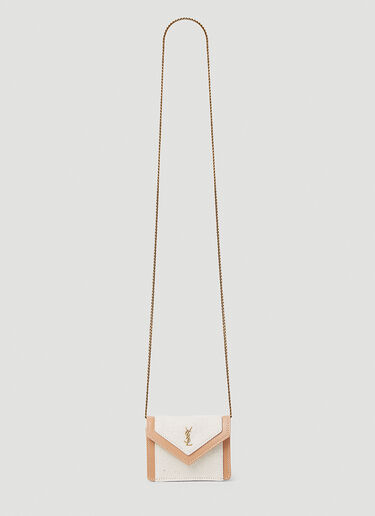 Saint Laurent Mini Gaby Shoulder Bag Beige sla0252068