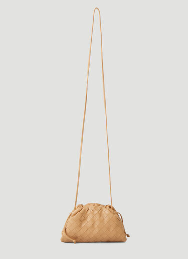 Bottega Veneta Mini Pouch Shoulder Bag Beige bov0245040