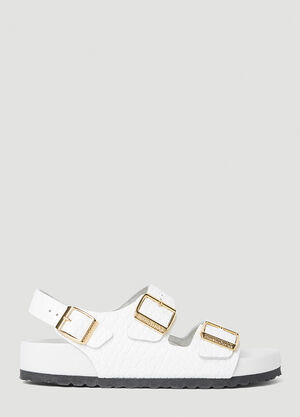 Birkenstock Milano Embossed Sandals White brk0349014