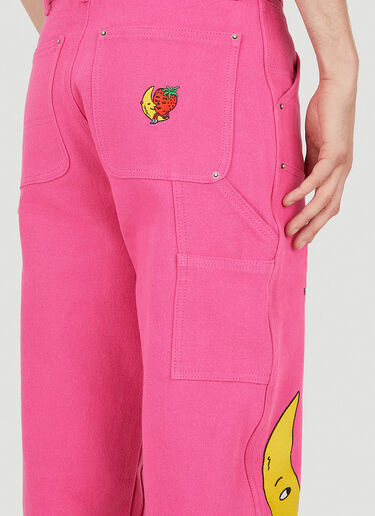 Sky High Farm Workwear Workwear Canvas Pants Pink skh0350015