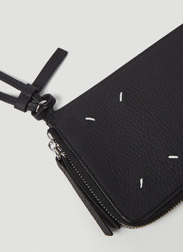 Logo Stitch Wallet Maison Margiela Logo Stitch Wallet Black mla0150026
