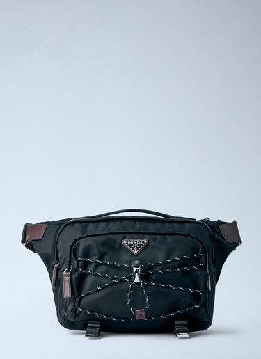 Prada Speedrock Re-Nylon Crossbody Bag Black pra0365002