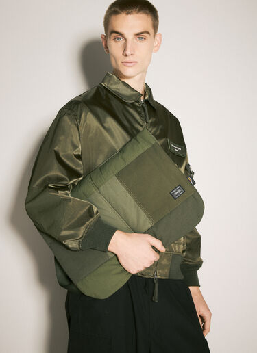 Comme des Garçons Homme Logo Patch Tote Bag Green cdh0158007