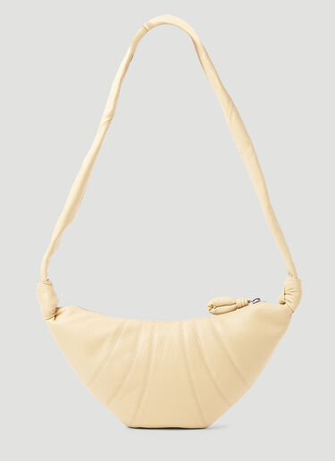 Lemaire 스몰 Croissant 숄더백 베이지 lem0254016