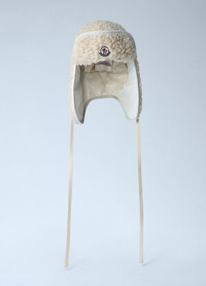 Moncler Logo Motif Bucket Hat White mon0262038