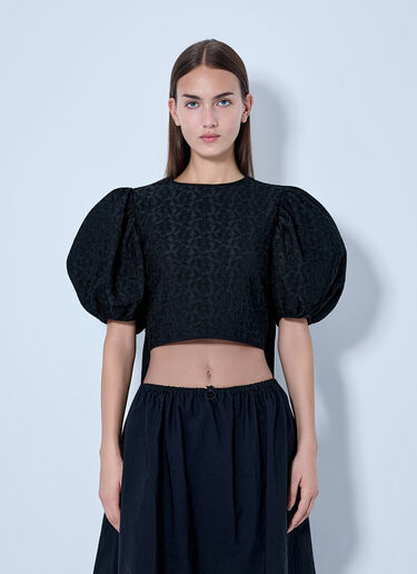 LN-CC® - Cecilie Bahnsen: Faris Top - Black Cecilie Bahnsen Faris Top Black cec0266004
