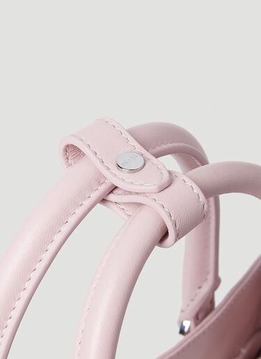 Prada Crinkled Leather Tote Bag Pink pra0252060