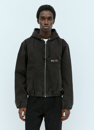 Stüssy Canvas Insulated Work Jacket Black sts0153029