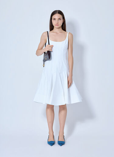 LN-CC® - Jacquemus: Agave Mini Dress - White Jacquemus Agave Mini Dress White jac0266007