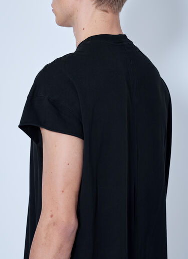 LN-CC® - Rick Owens: Jumbo Short Sleeve T-Shirt - Black Rick Owens Jumbo Short Sleeve T-Shirt Black ric0166006