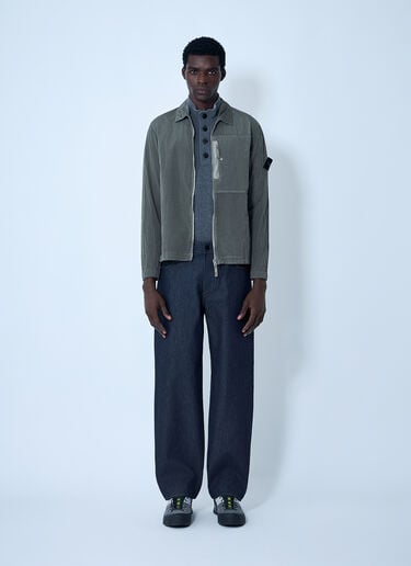 Compass Patch Jeans Stone Island Compass Patch Jeans Black sto0162087