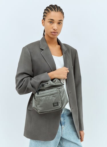 Porter-Yoshida & Co Small Balloonsac Crossbody Bag Silver por0358005
