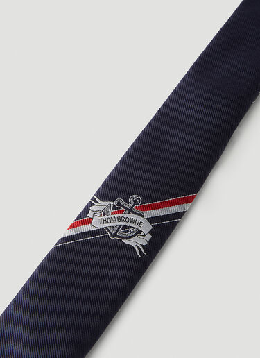 Thom Browne Jacquard Tie Navy thb0152023