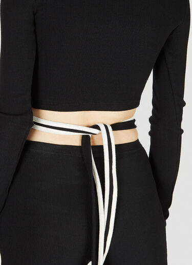 Otto Wrap Loop Top Ottolinger Otto Wrap Loop Top Black ott0251005
